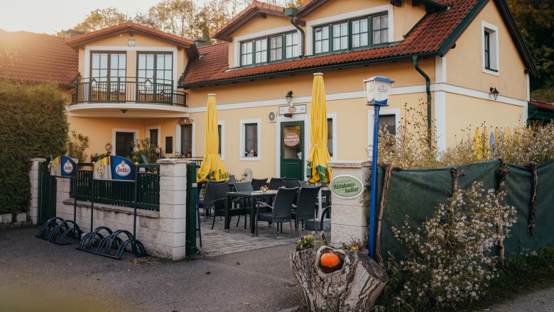 Direkt am Donauradweg gelegen, © Niederösterreich Werbung/Daniela Führer