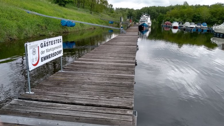 Gästesteg in Emmersdorf, © Amt der NÖ Landesregierung, Abt. Wasserwirtschaft /Ing. Werner Hauer